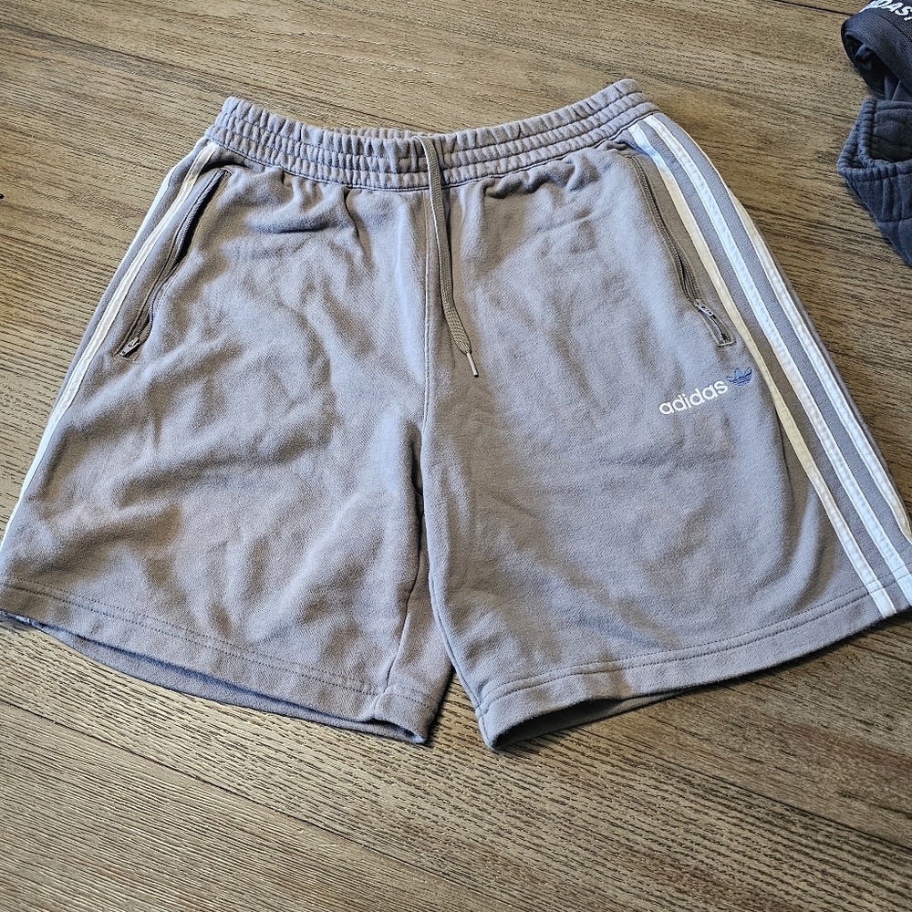 Adidas Men's Athletic Shorts in Light Gray